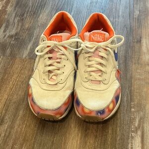 Nike Air Max 1 SE Kids Sneakers - White, Orange, Blue